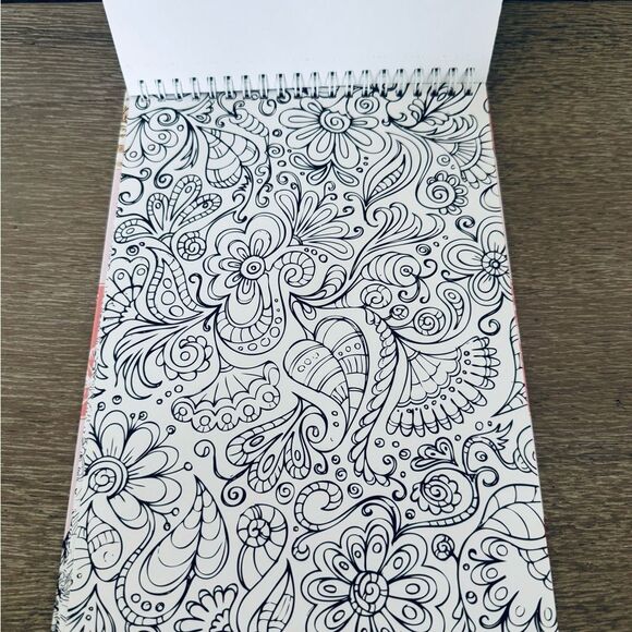 Bloom Where You Are Planted Floral Adult Coloring Book - Picture 5 of 7